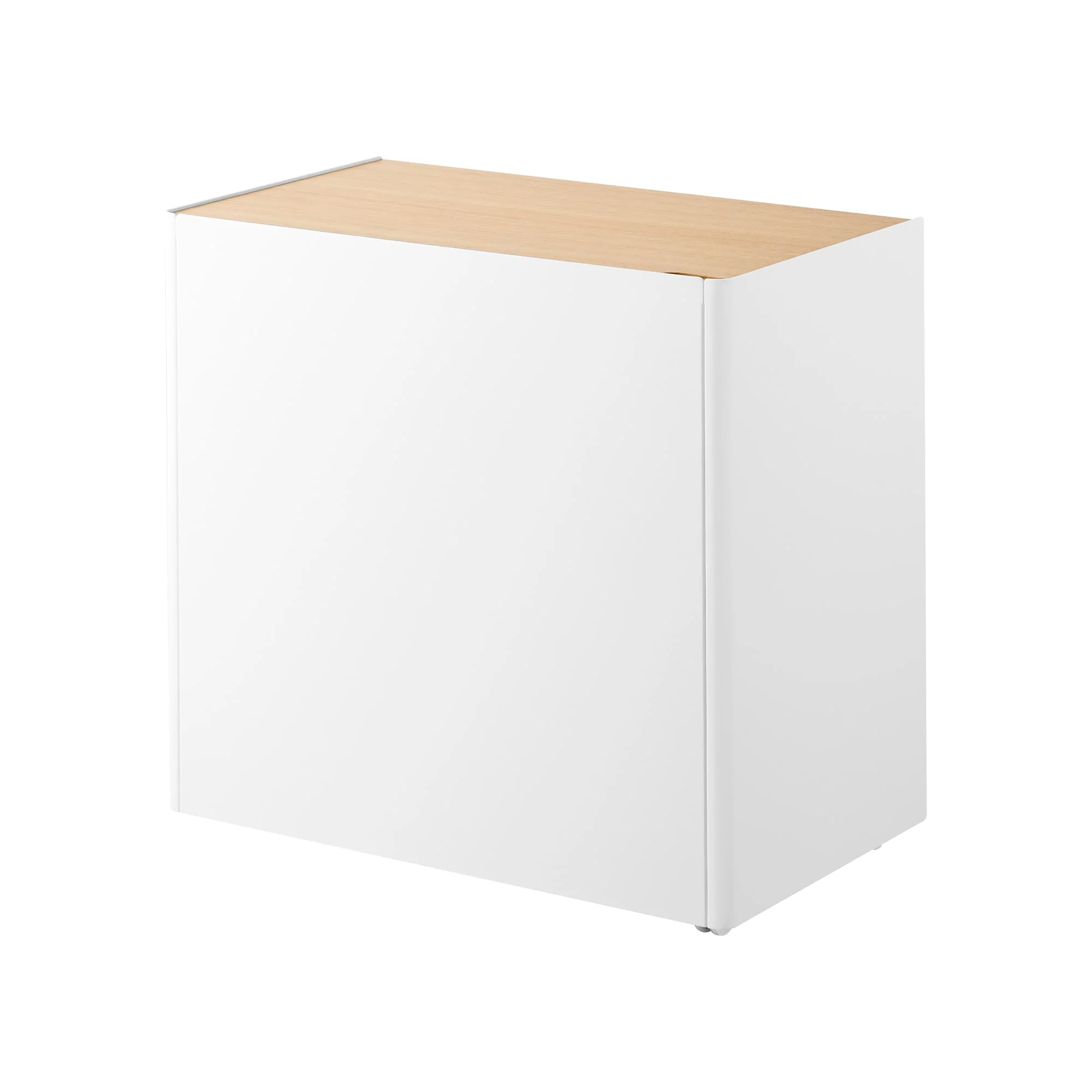 Mobile Hideaway Storage Cart (23" H) - Steel + Wood - Image 8