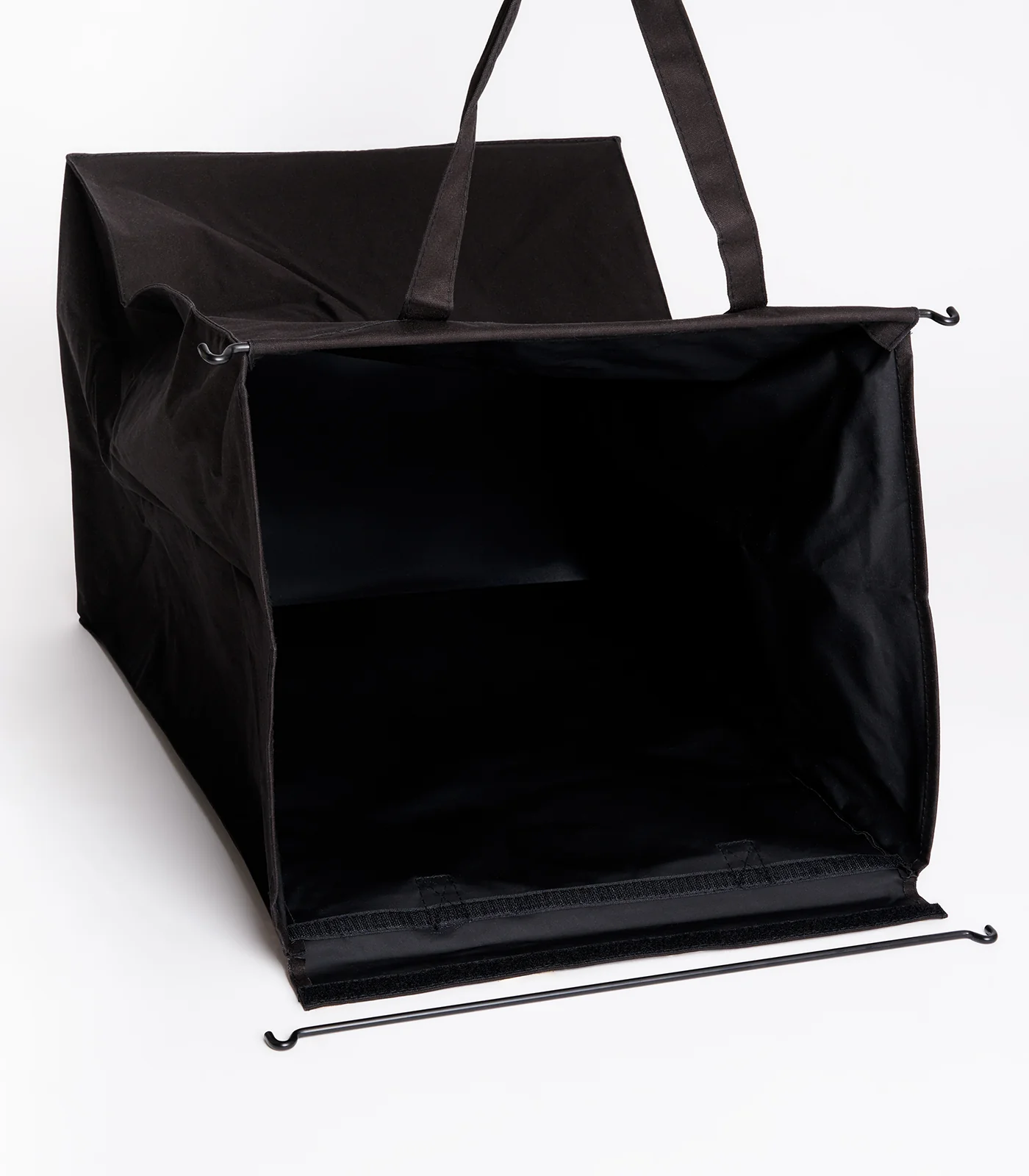 Laundry Hamper with Cotton Liner - Two Sizes - Steel + Cotton - Image 18