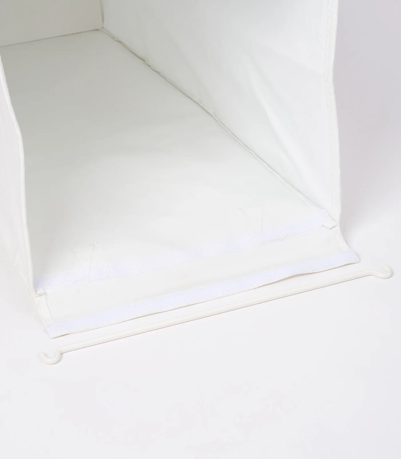 Laundry Hamper with Cotton Liner - Two Sizes - Steel + Cotton - Image 6