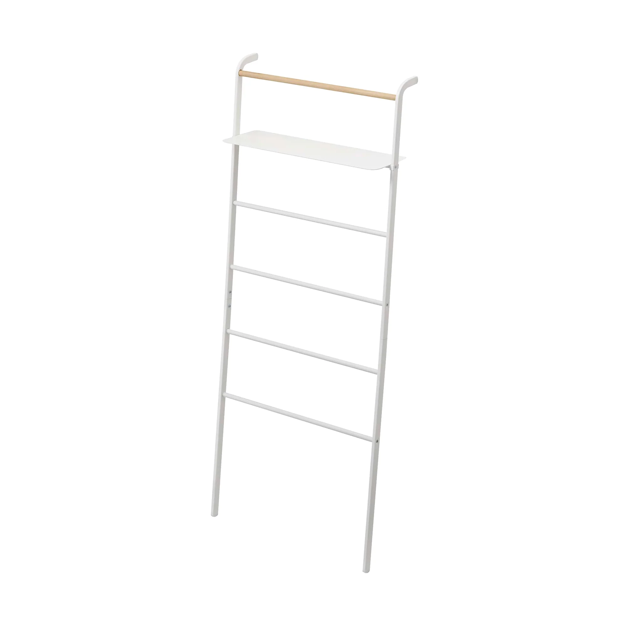 Leaning Storage Ladder With Shelf (63" H) - Steel - Image 8