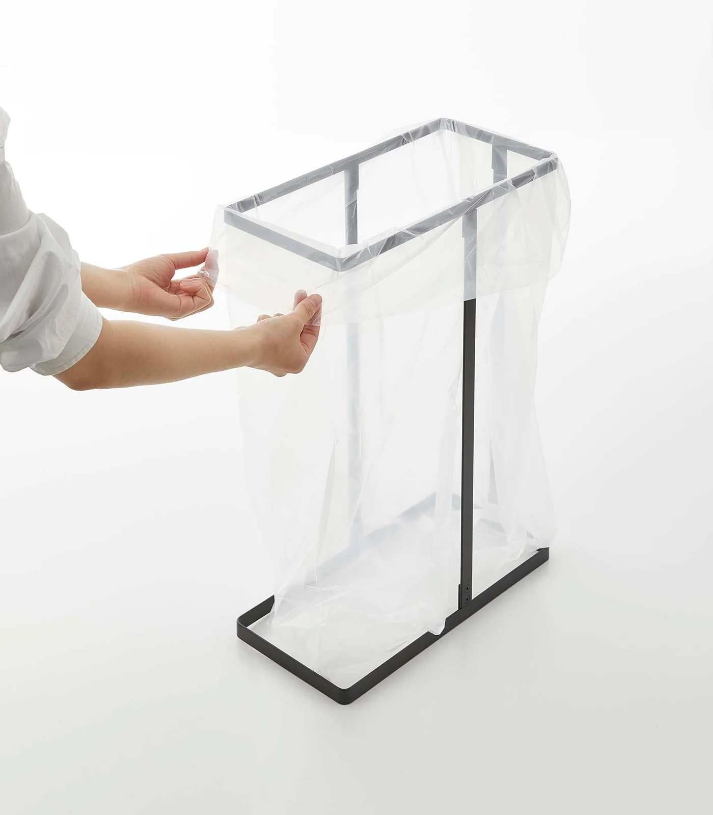 Lidded Garbage Bag Holder - Steel - Image 9