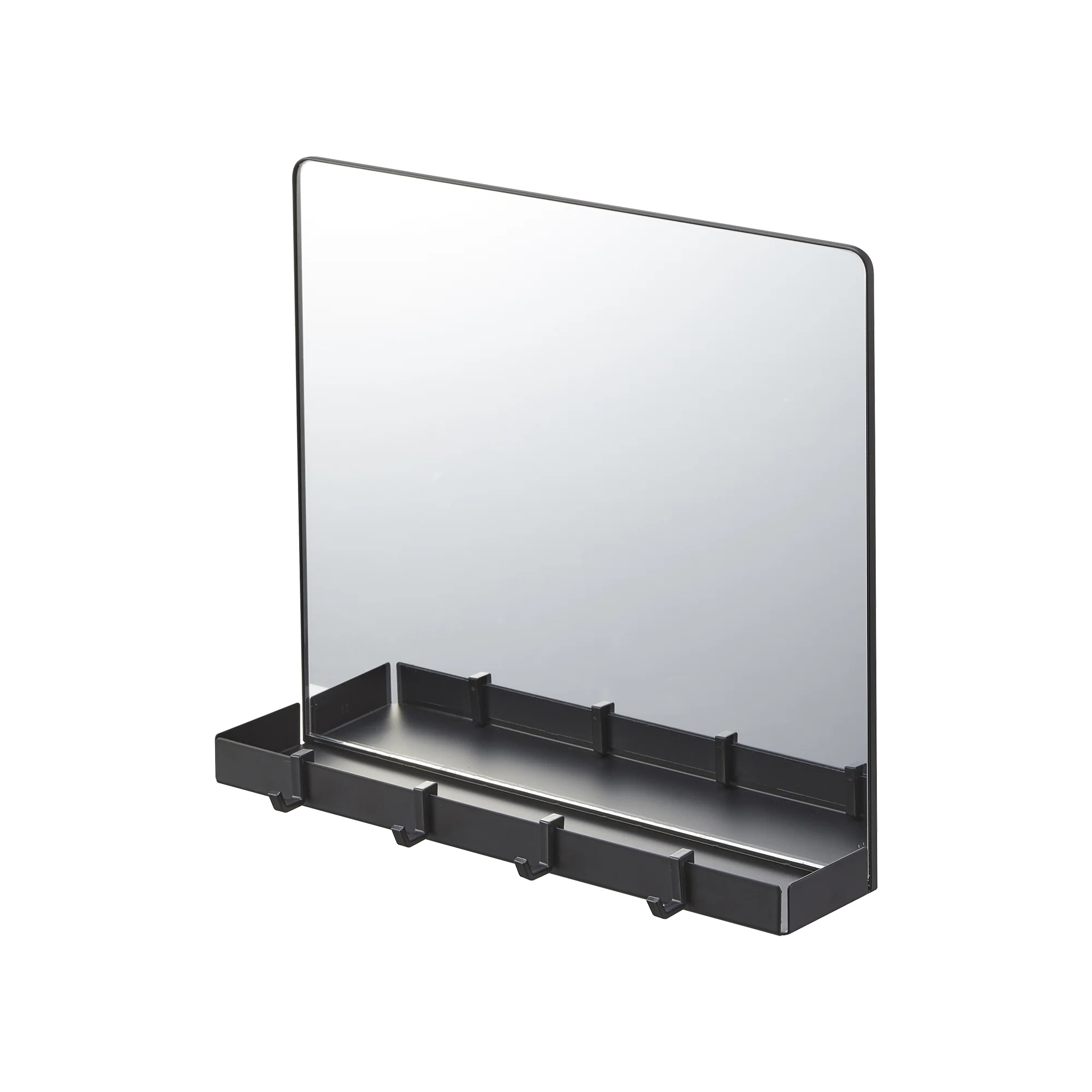 Magnetic Mirror with Storage Rack - Glass - Image 7