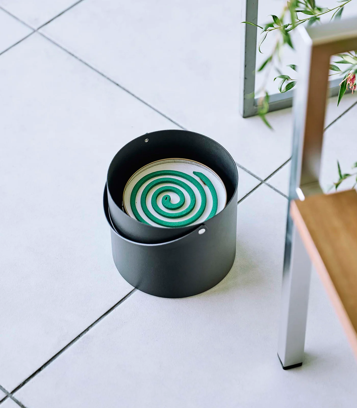 Mosquito Repellant Coil Holder or Storage Case - Steel - Image 4