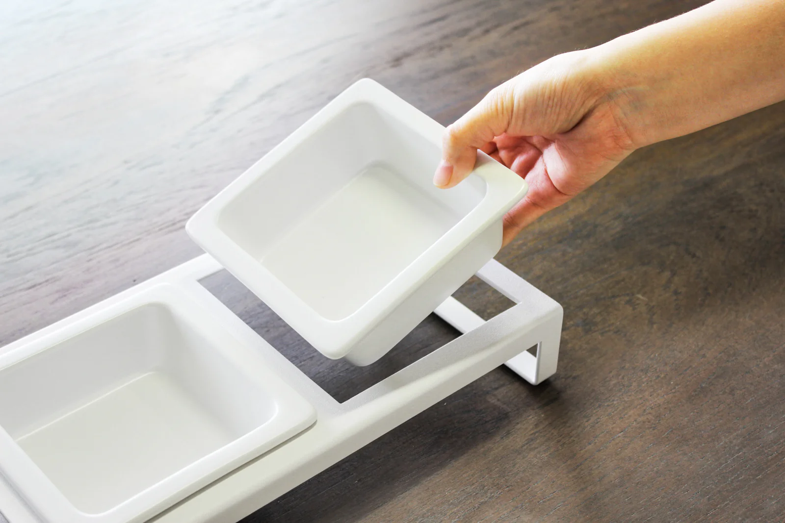 Pet Food Bowl - Steel + Ceramic - Image 5