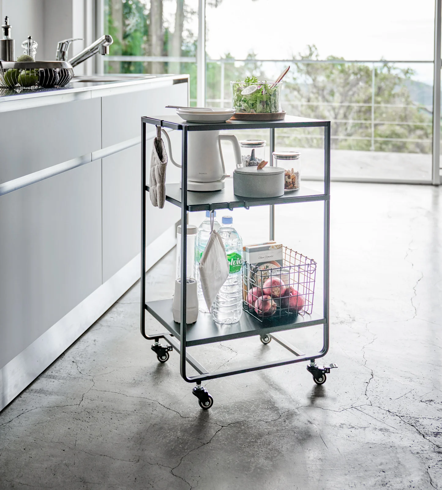 Rolling Utility Cart (32" H) - Steel - Image 7