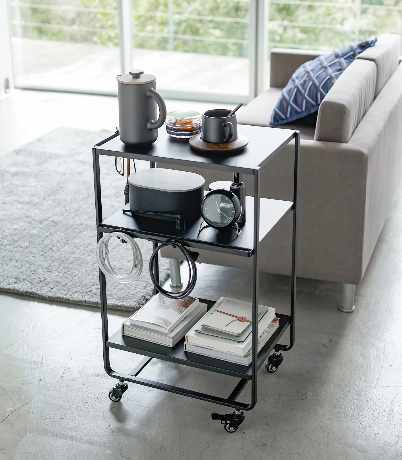 Rolling Utility Cart (32" H) - Steel - Image 9