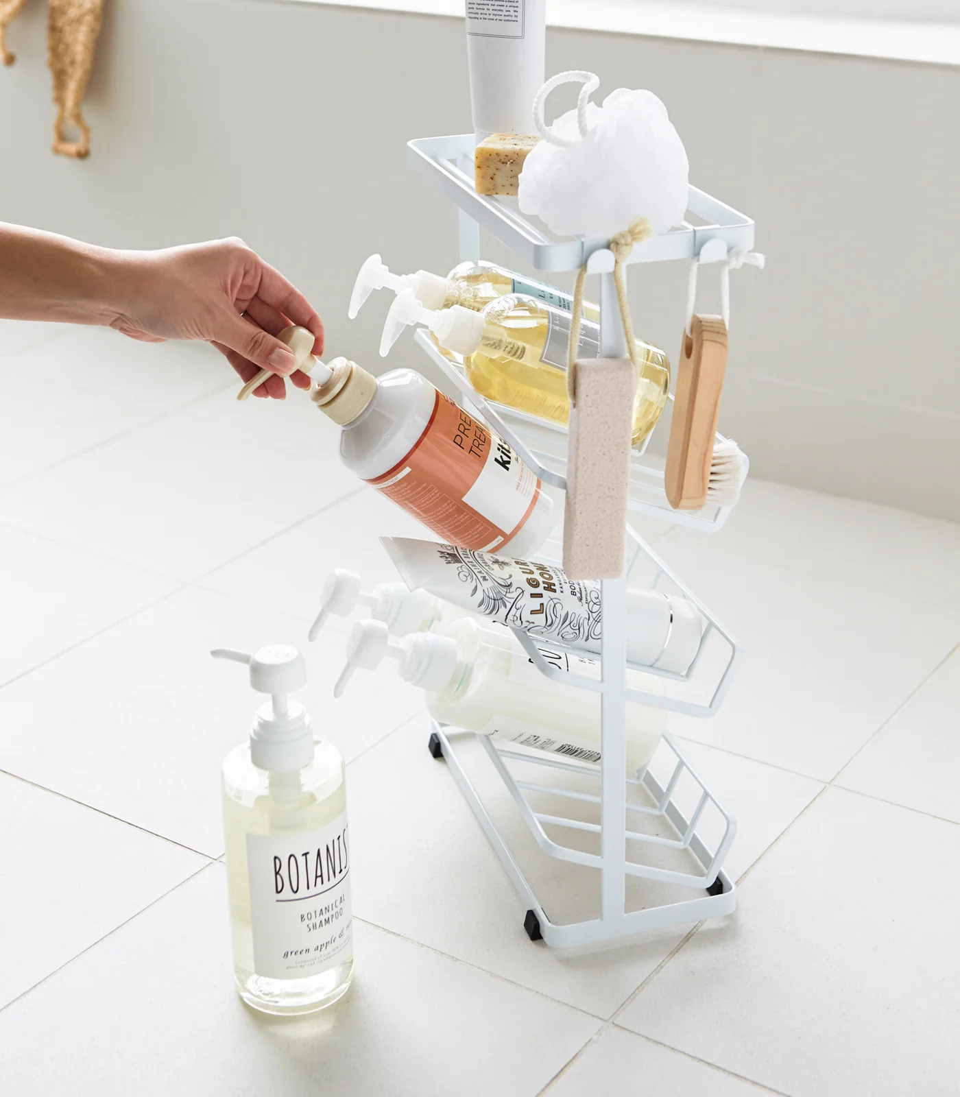 Four-Tier Shower Caddy (17" H)  - Steel - Image 4