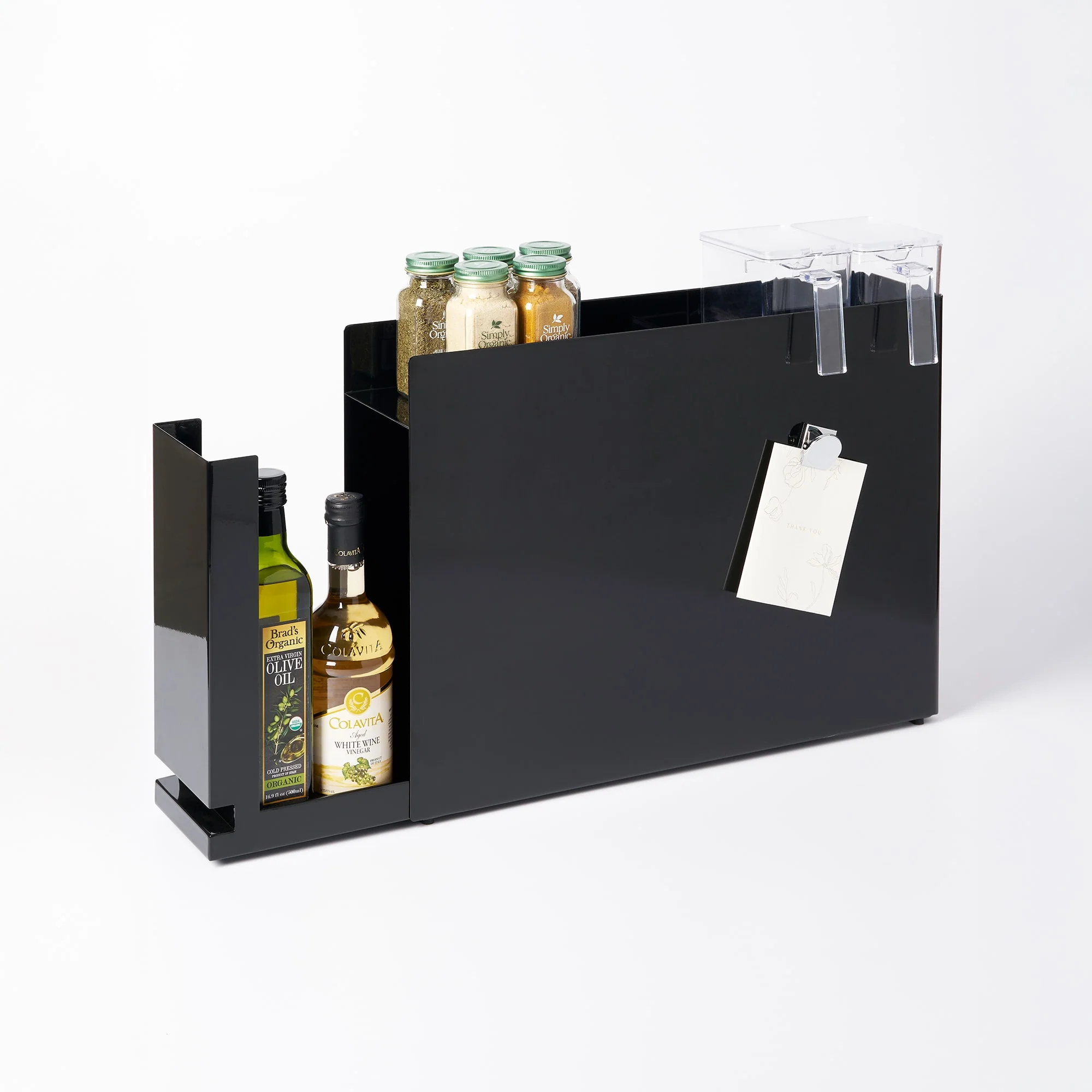 Sliding Drawer Seasoning Rack - Steel - Image 10