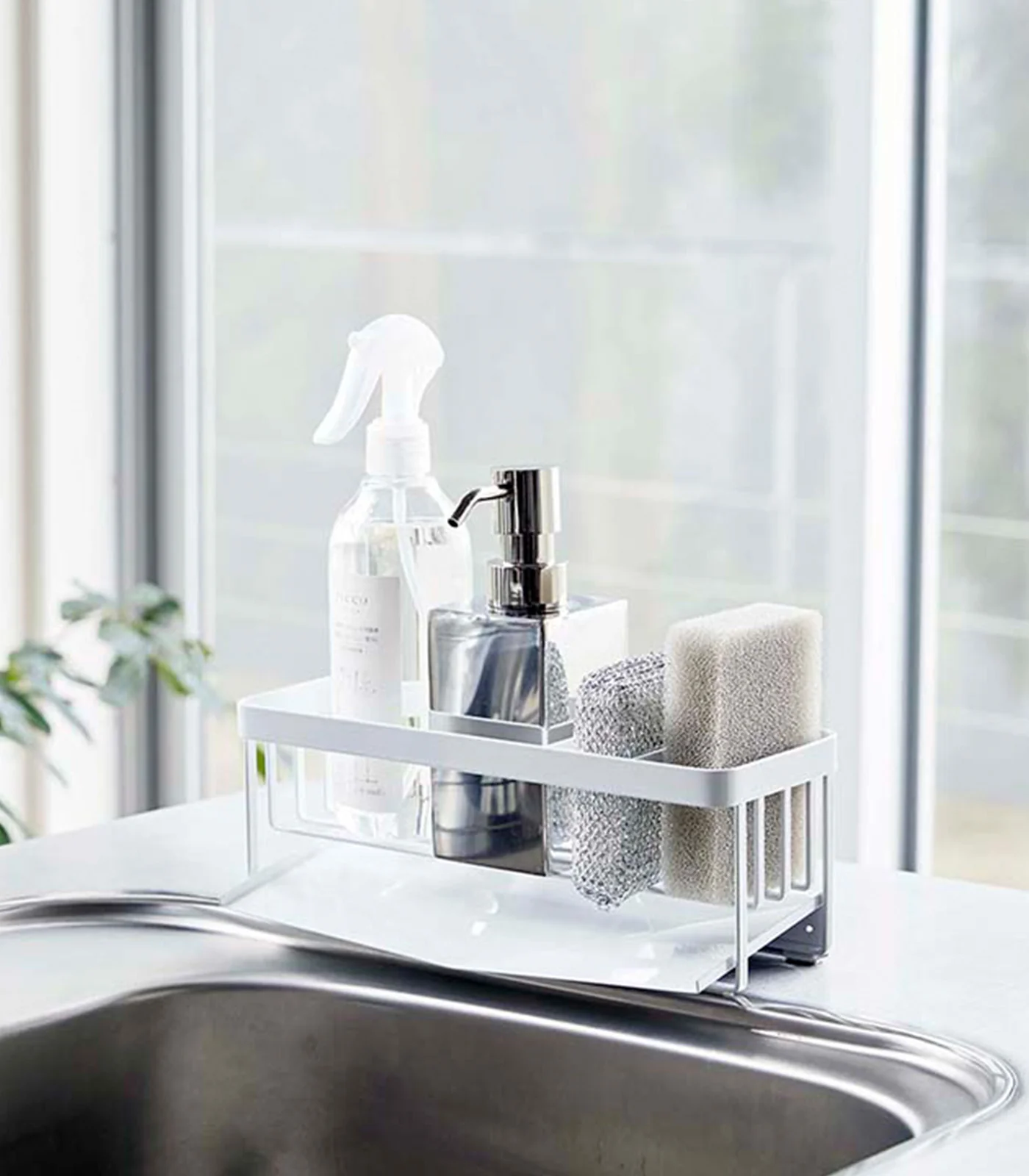 Sponge & Bottle Holder - Steel - Image 4