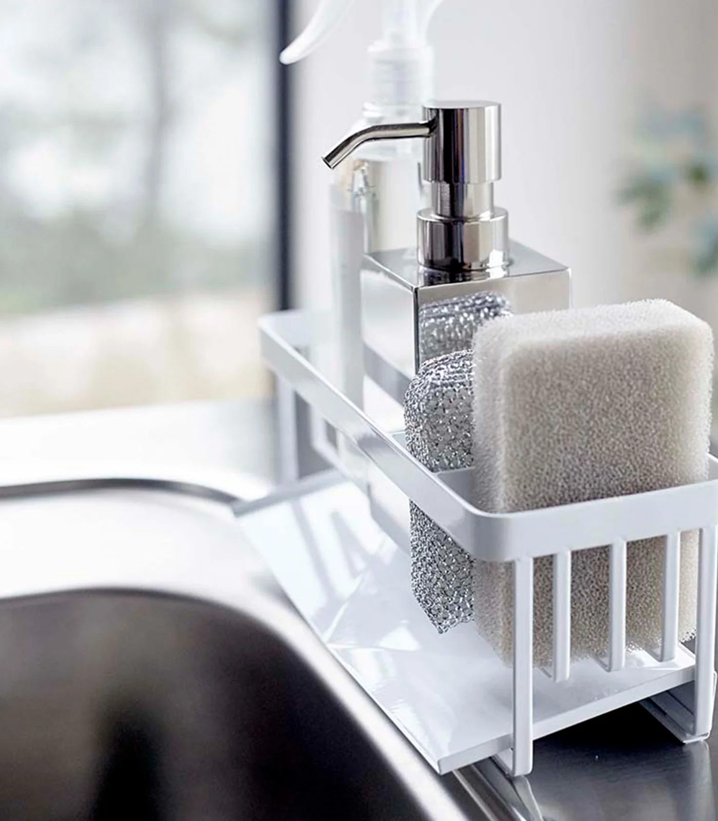 Sponge & Bottle Holder - Steel - Image 5