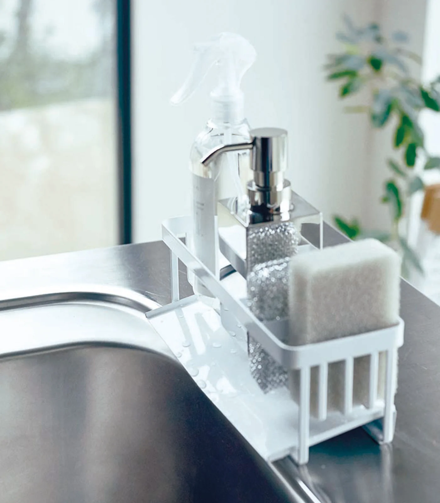 Sponge & Bottle Holder - Steel - Image 7
