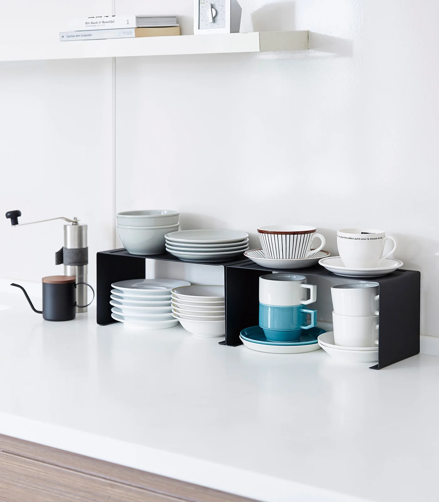 Stackable Countertop Shelf - Two Sizes - Steel - Image 13