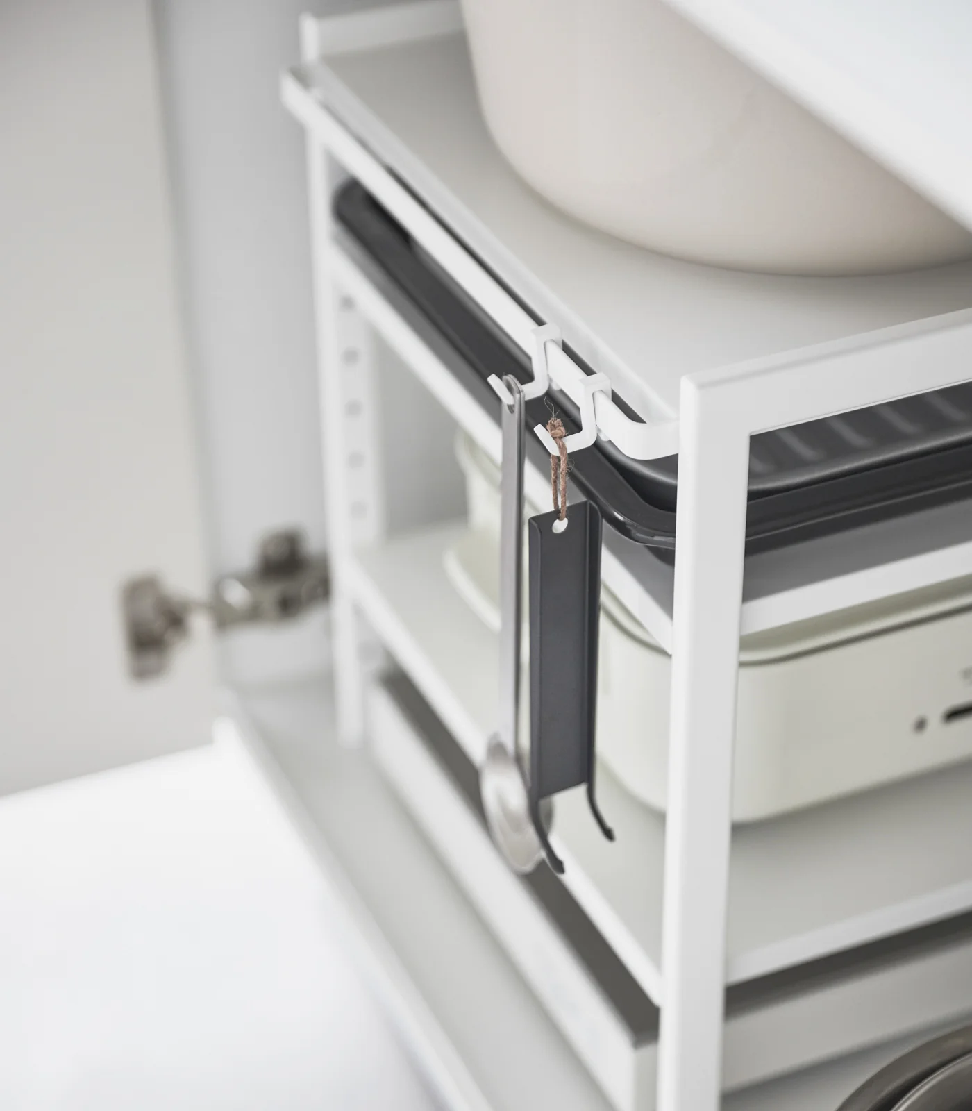 Three-Tier Cabinet Storage Rack (14" H) - Steel - Image 4
