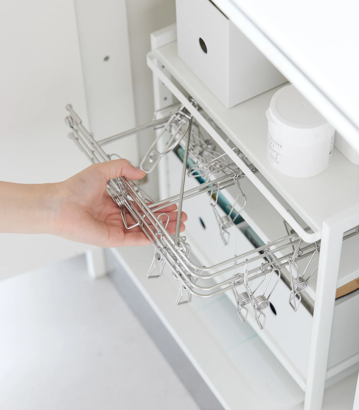 Three-Tier Cabinet Storage Rack (14" H) - Steel - Image 6