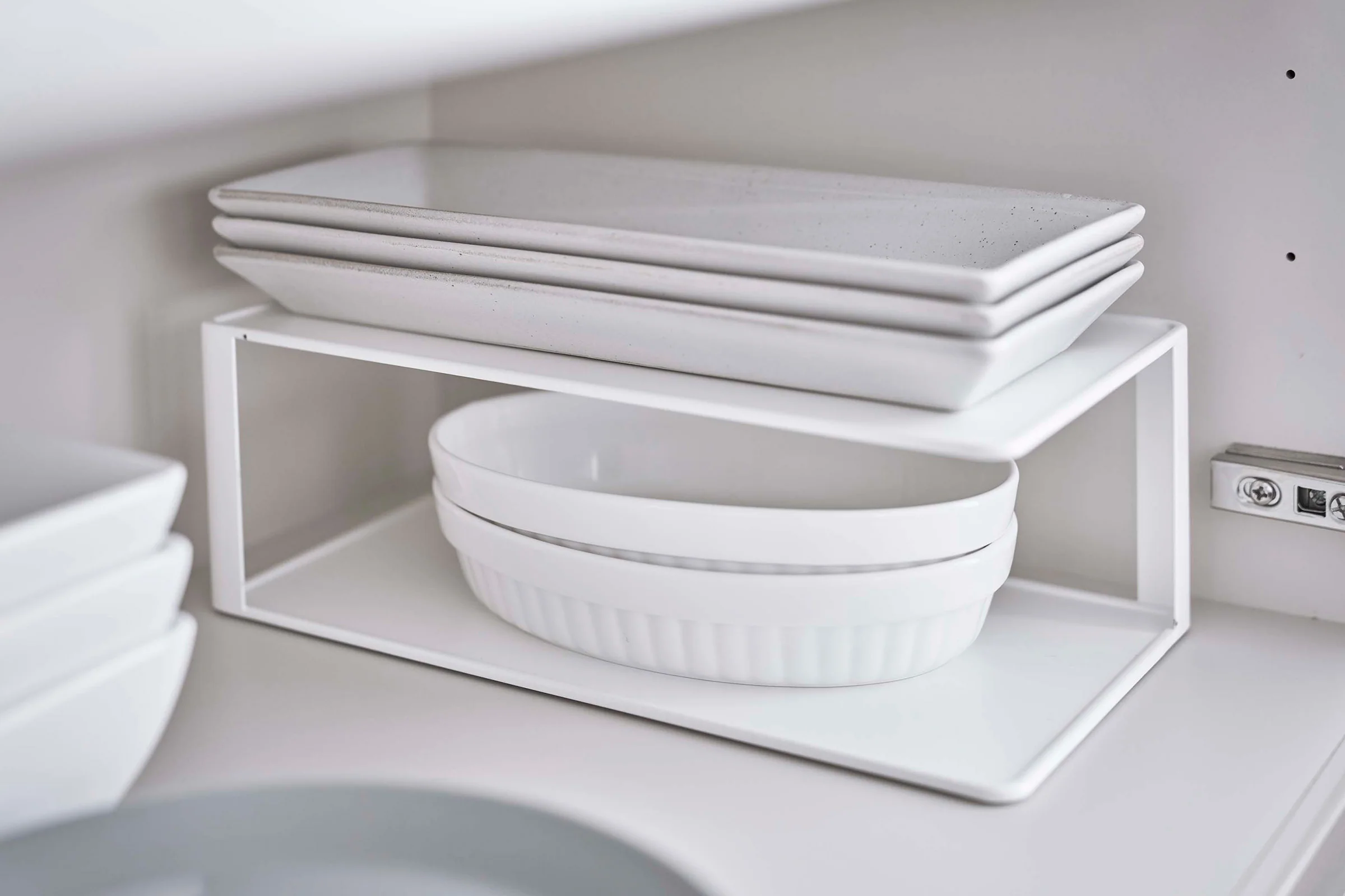 Two-Tier Cabinet Organizer - Steel - Image 4