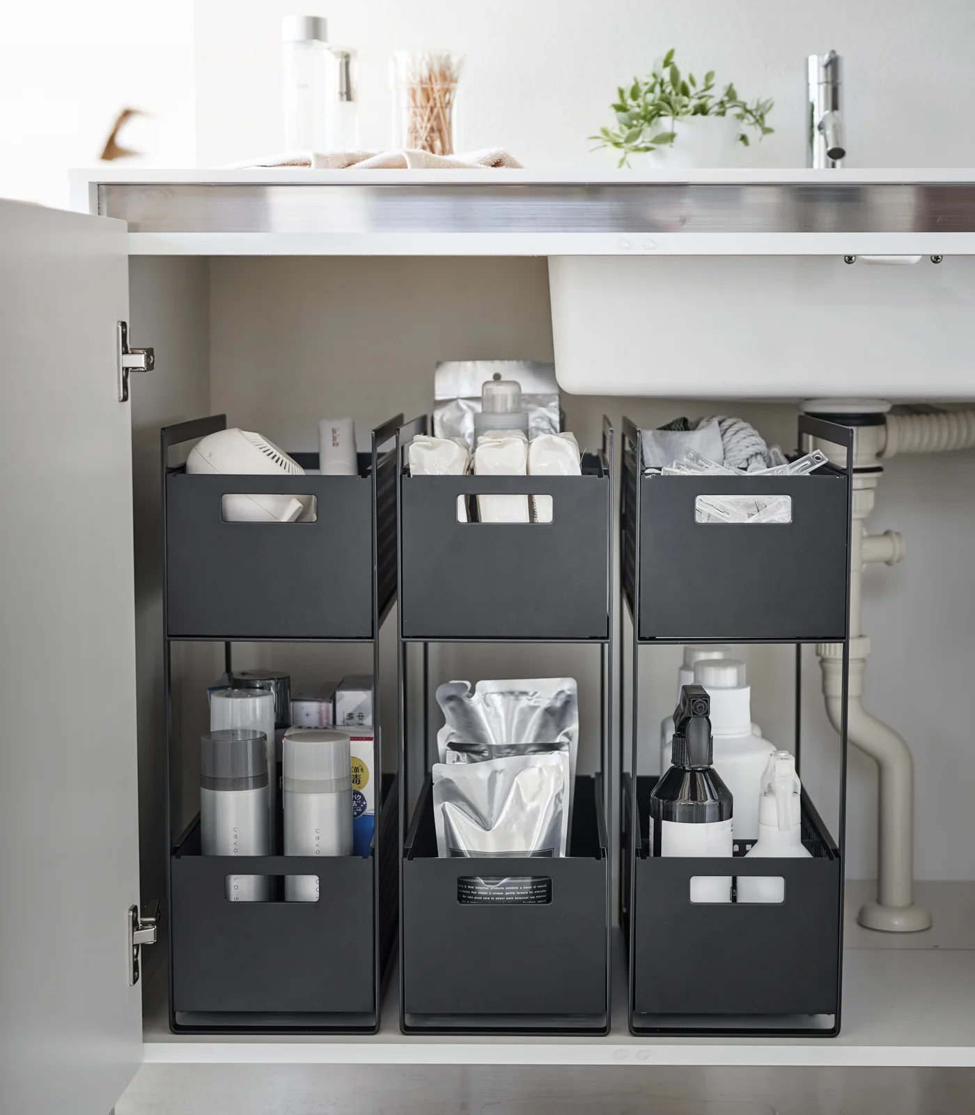 Two-Tier Cabinet Storage Basket - Image 16