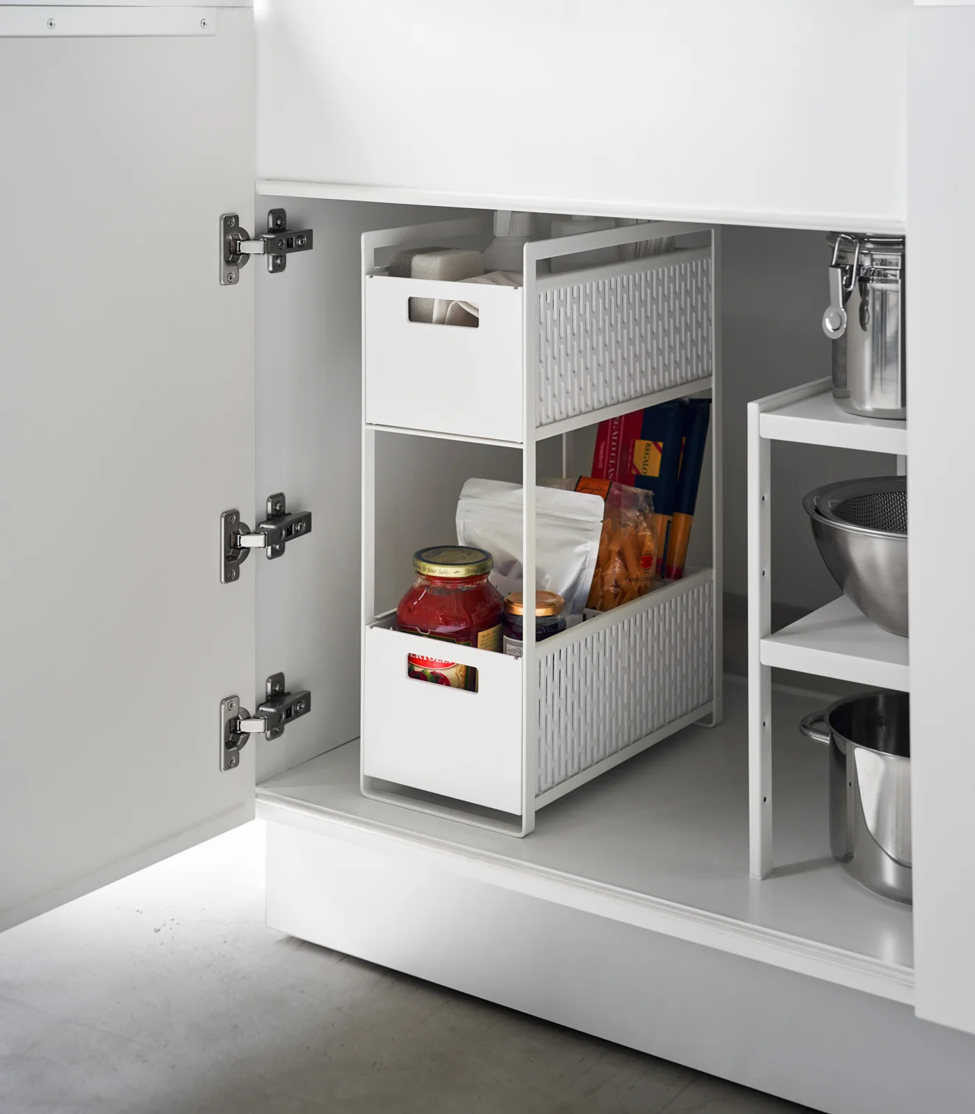 Two-Tier Cabinet Storage Basket - Image 2