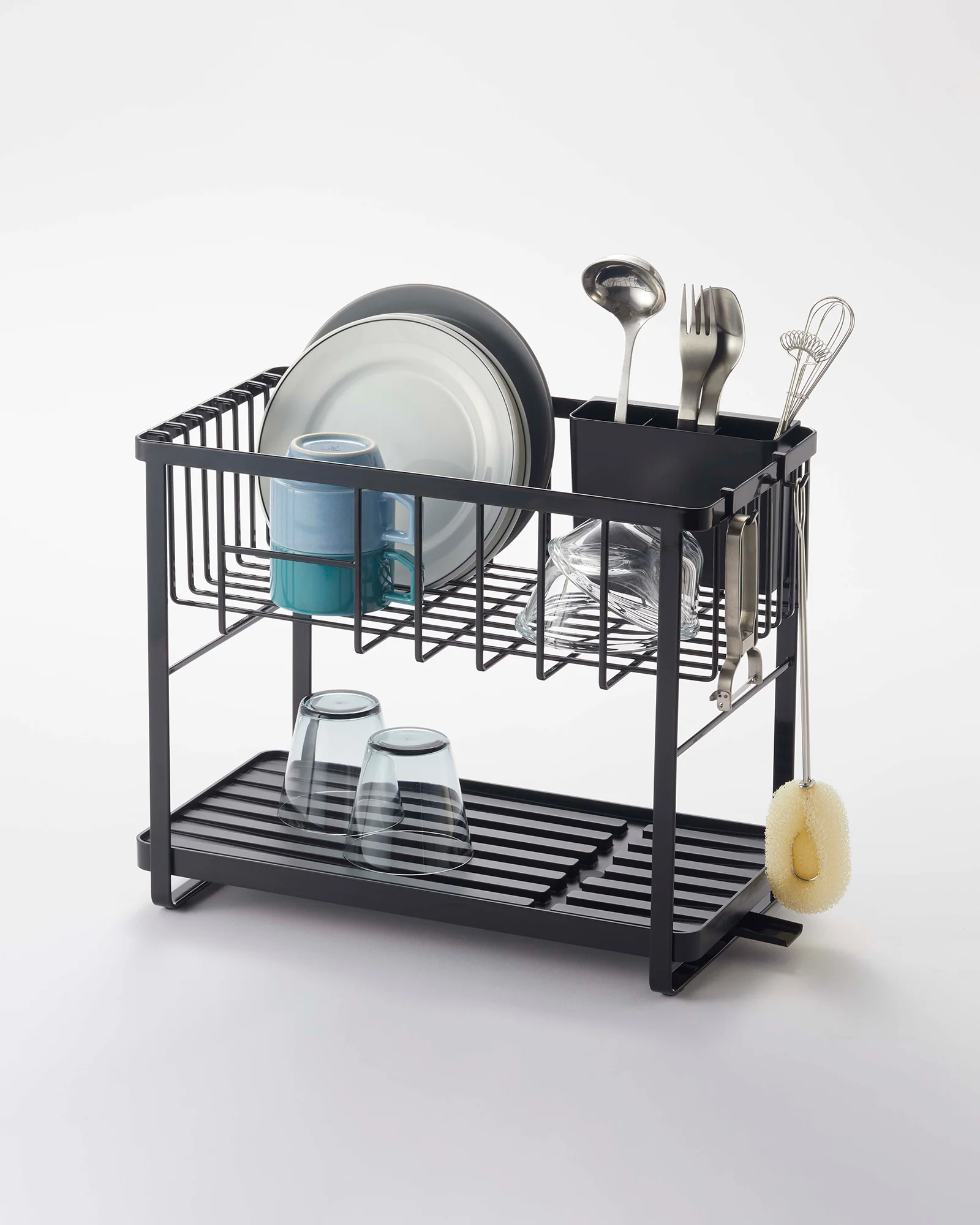 Two-Tier Wire Dish Rack - Steel - Image 10
