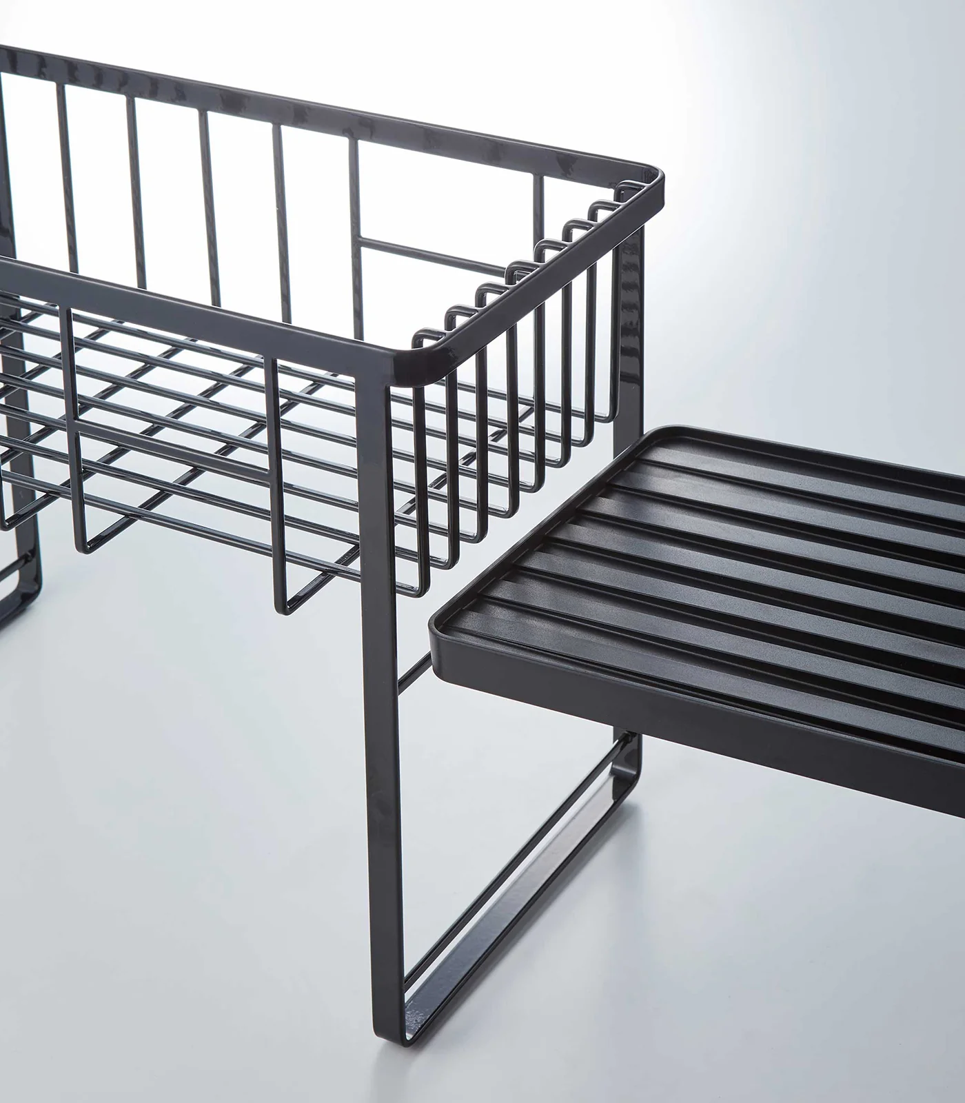 Two-Tier Wire Dish Rack - Steel - Image 17