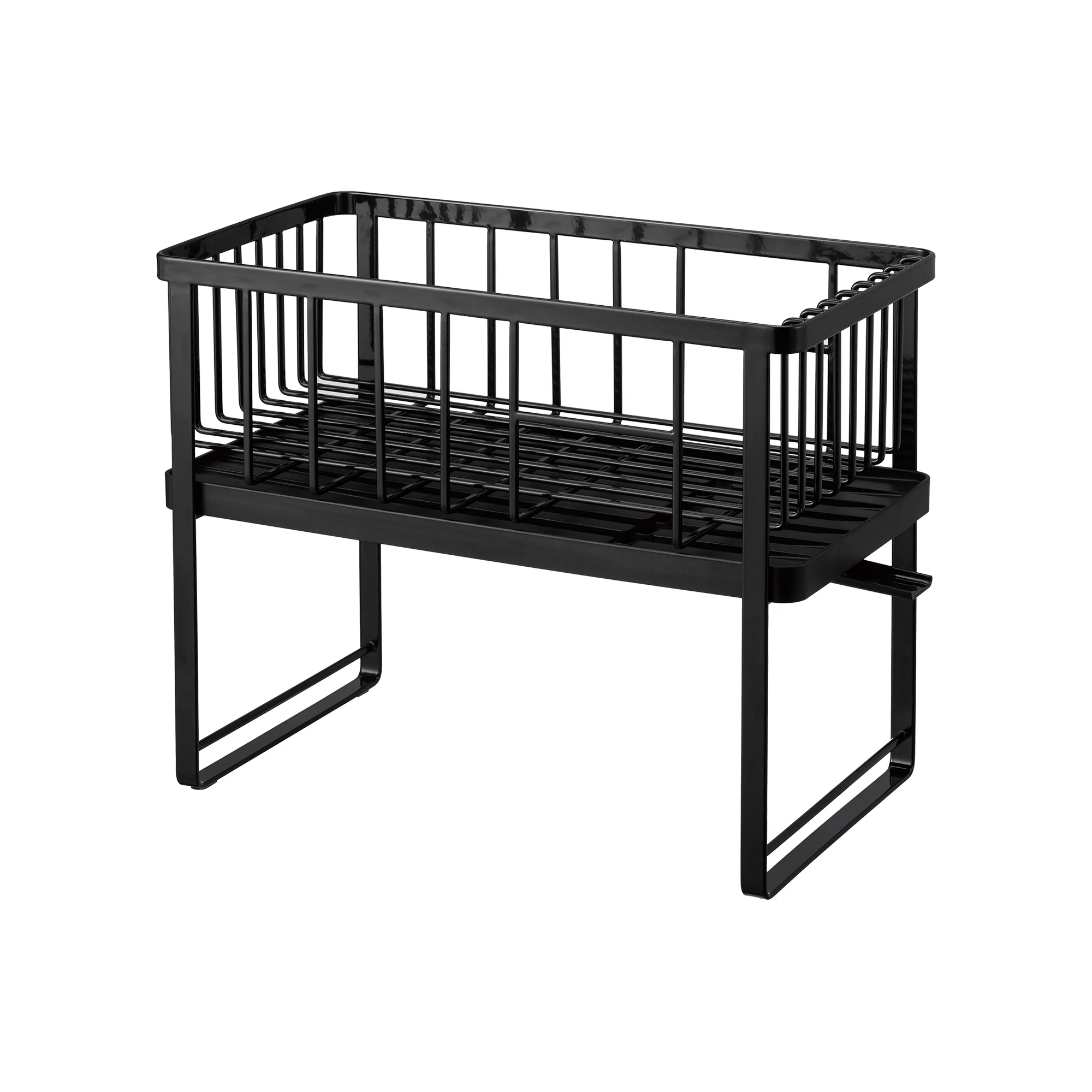 Two-Tier Wire Dish Rack - Steel - Image 18