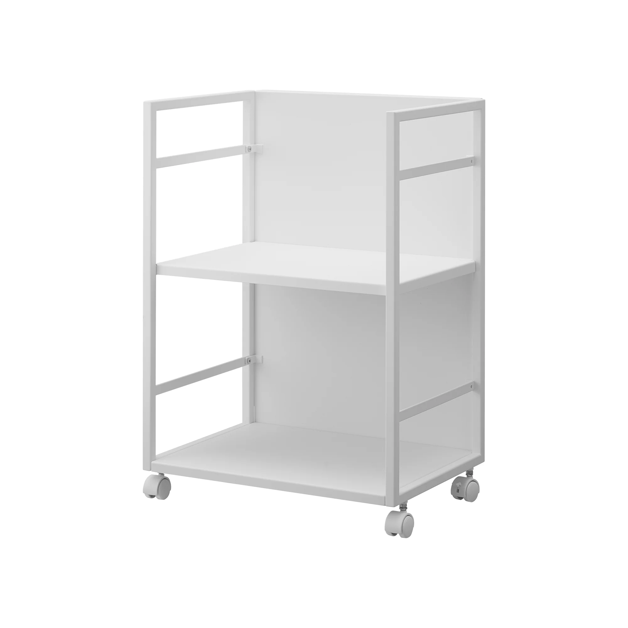 Two-Tier Hideaway Storage Cart (24" H) - Steel - Image 9