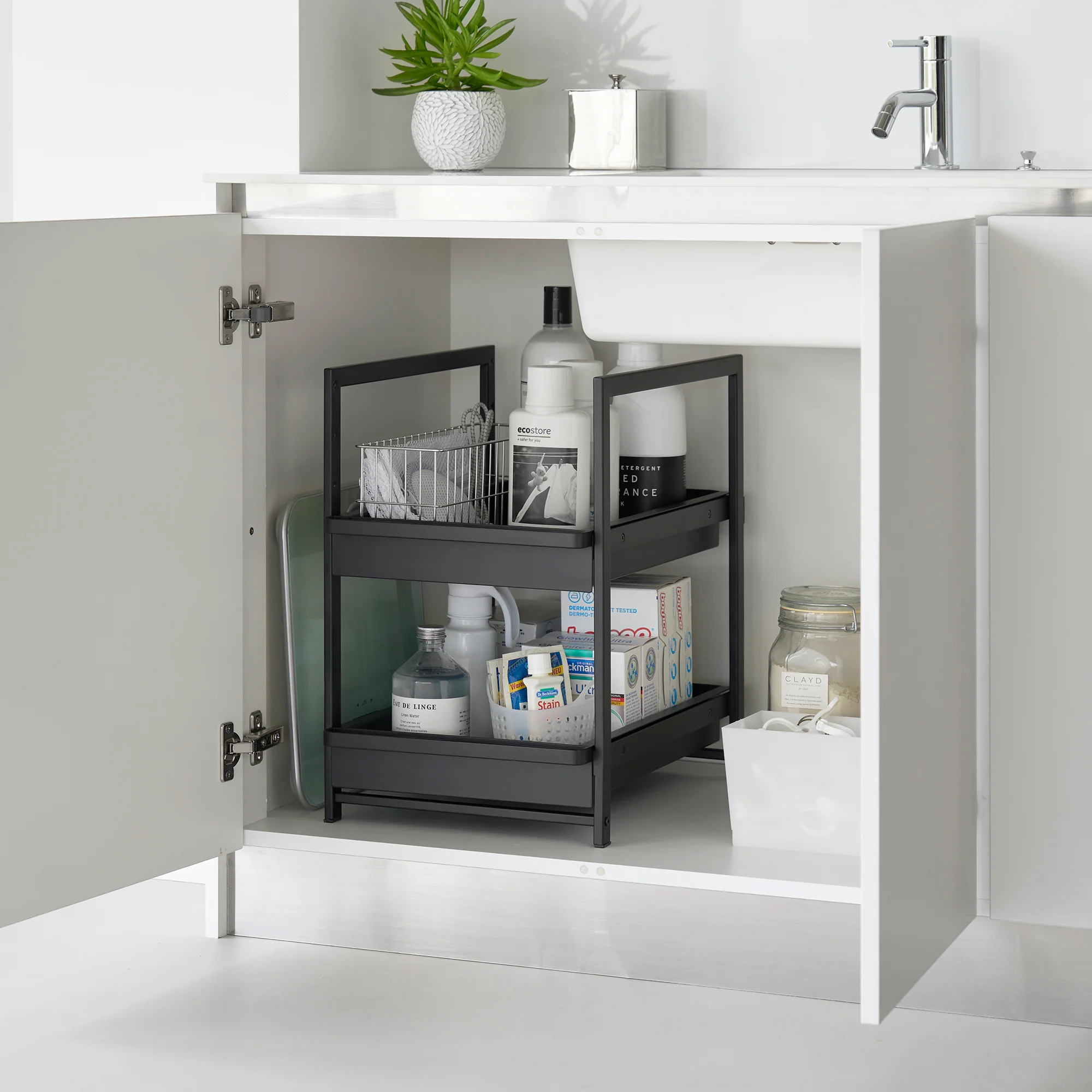 Two-Tier Pull-Out Shelf - Steel - Image 11