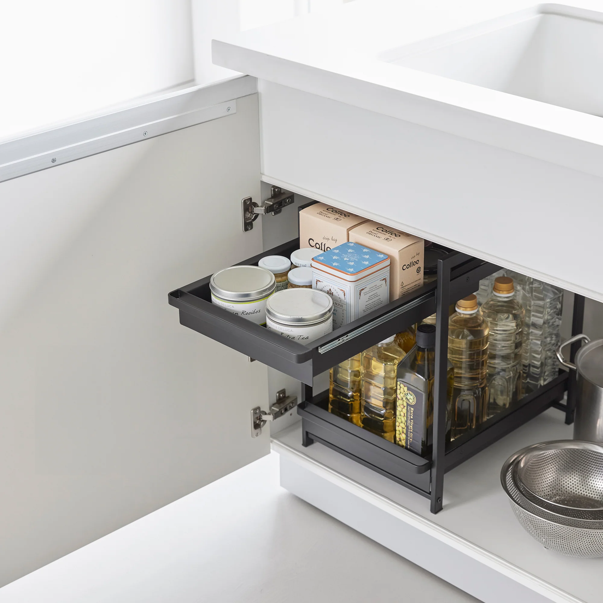 Two-Tier Pull-Out Shelf - Steel - Image 13