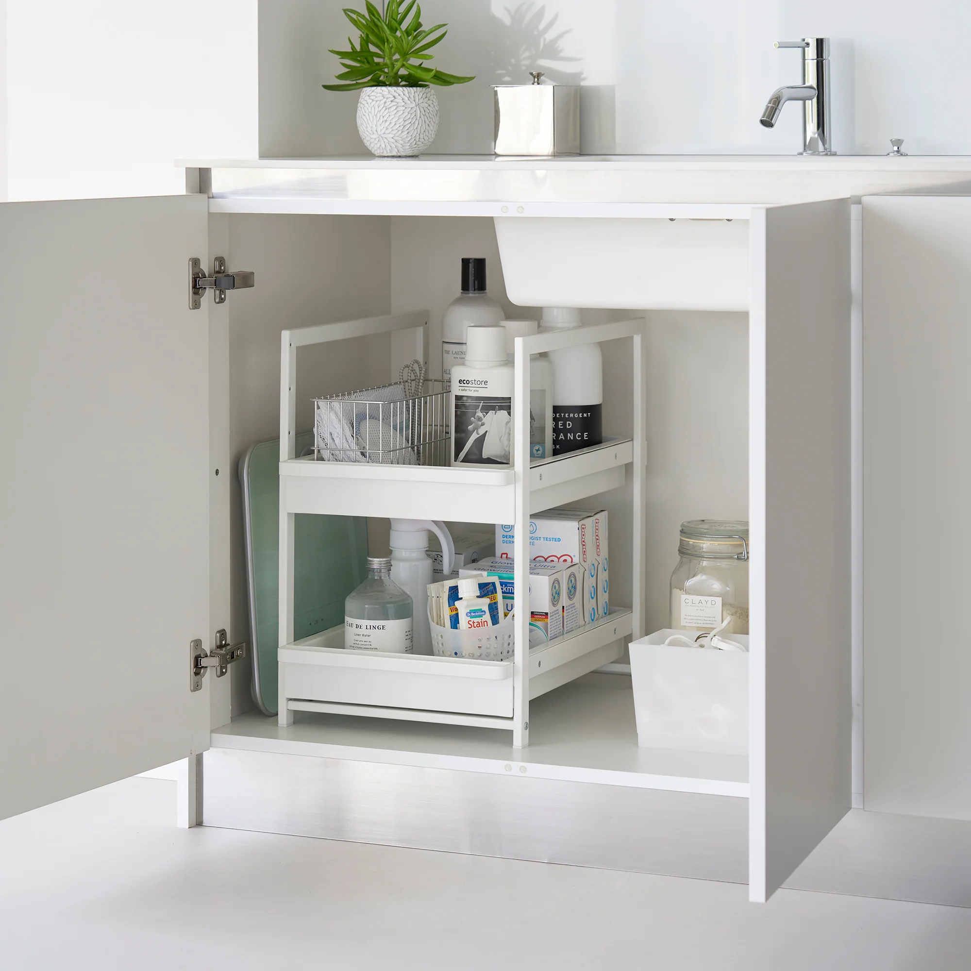 Two-Tier Pull-Out Shelf - Steel - Image 3