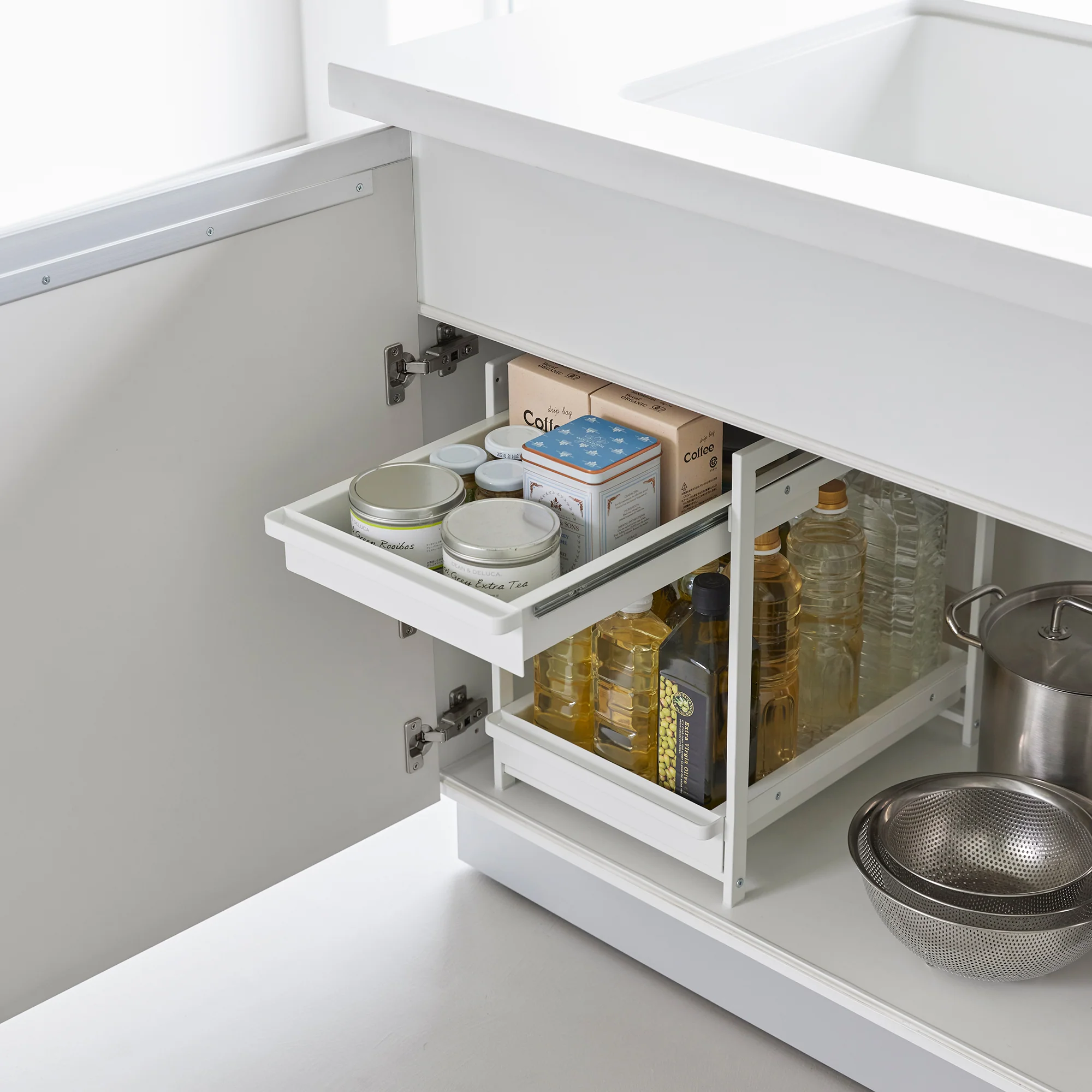 Two-Tier Pull-Out Shelf - Steel - Image 5