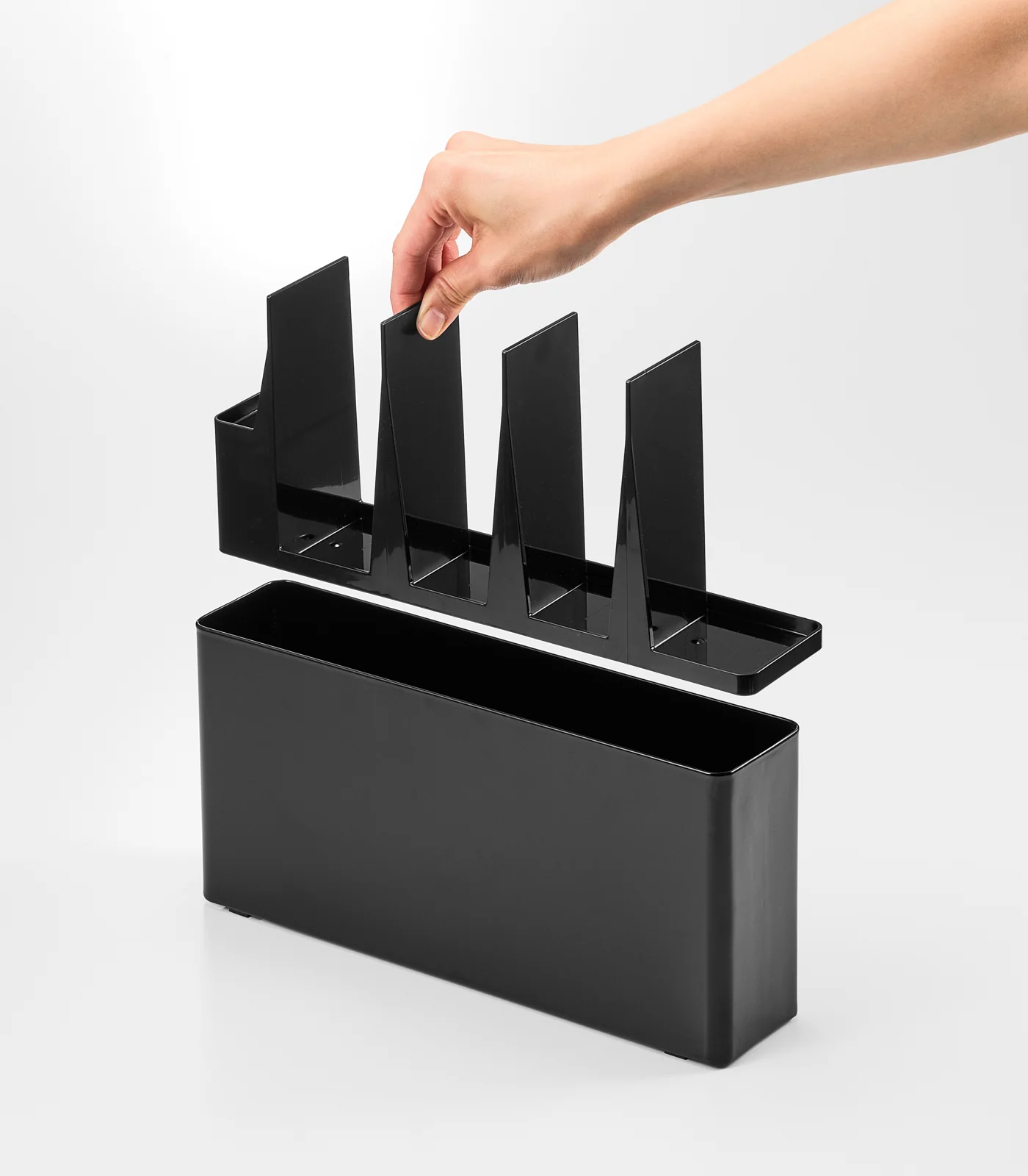 Utensil & Thin Cutting Board Holder - Steel - Image 13