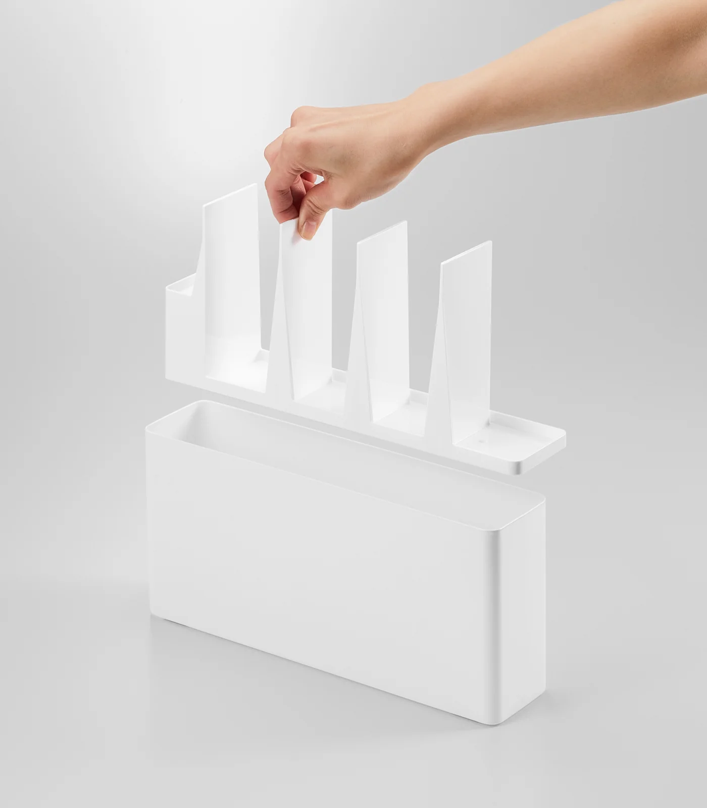 Utensil & Thin Cutting Board Holder - Steel - Image 6