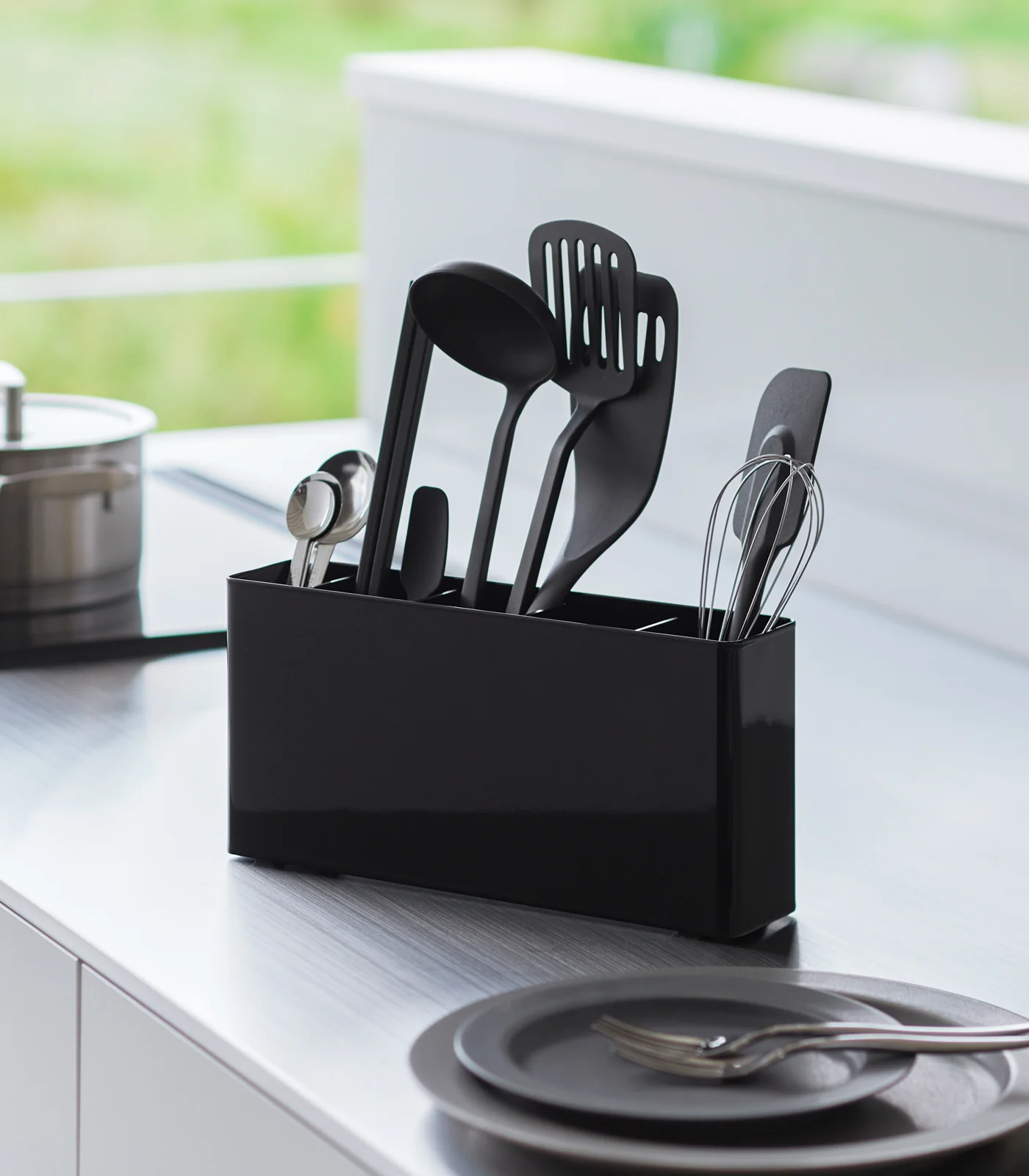 Utensil & Thin Cutting Board Holder - Steel - Image 9